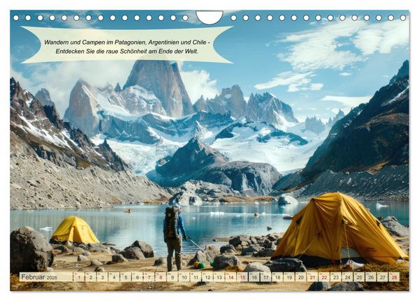 Produktbild: Abenteuerideen f&uuml;r Adrenalin Junkies (Wandkalender 2026 DIN A4 quer), CALVENDO Monatskalender