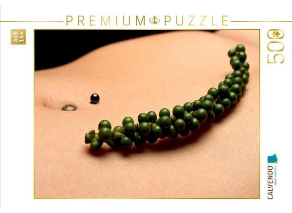 CALVENDO Puzzle grüner Pfeffer | 500 Teile Lege-Größe 48 × 36 cm Foto-Puzzle für Erwachsene