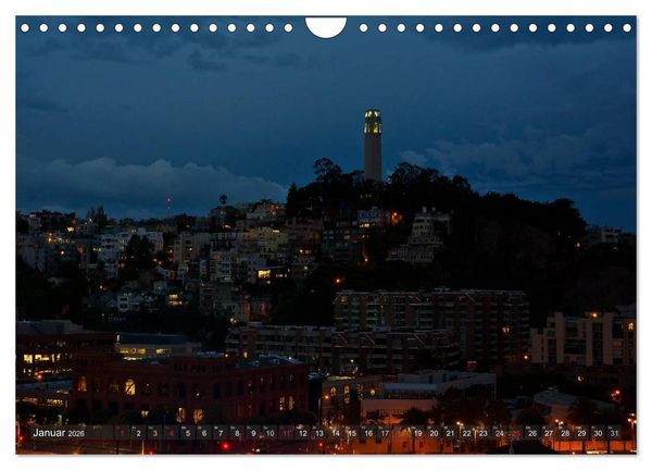 Produktbild: San Francisco Perspektiven (Wandkalender 2026 DIN A4 quer), CALVENDO Monatskalender