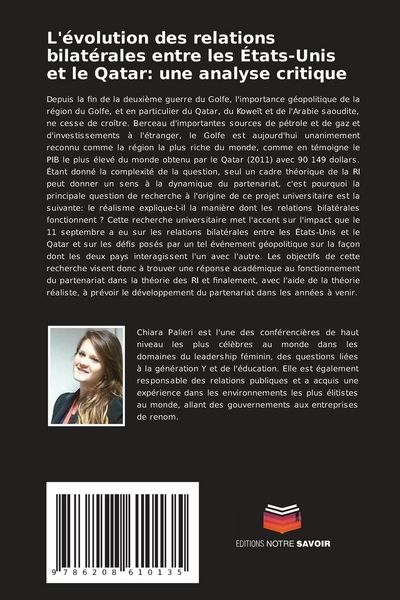 Produktbild: L'&eacute;volution des relations bilat&eacute;rales entre les &Eacute;tats-Unis et le Qatar: une analyse critique