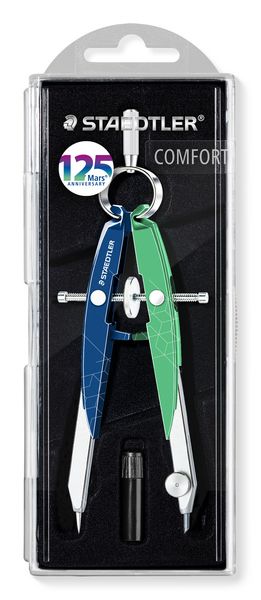 Produktbild: STAEDTLER Mars comfort 556, Pr&auml;zisions-Geometriezirkel, Zirkel, Mars Anniversary 556 00-MA1