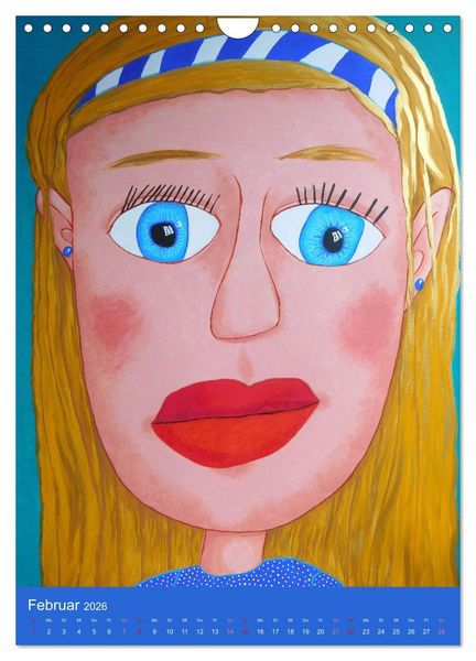 Produktbild: RABUNTEL KIND und KUNST inszeniert von KATHRIN SCHWERTNER (Wandkalender 2026 DIN A4 hoch), CALVENDO Monatskalender