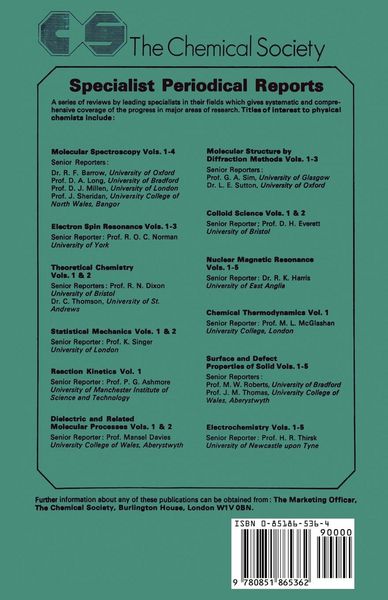 Produktbild: Molecular Spectroscopy