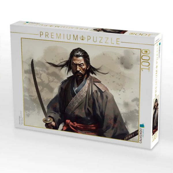 Produktbild: CALVENDO Puzzle Samurai Krieger | 1000 Teile Lege-Gr&ouml;&szlig;e 64x48cm Foto-Puzzle f&uuml;r gl&uuml;ckliche Stunden