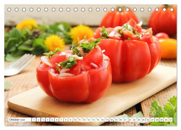 Produktbild: Alte Historische Tomaten (Tischkalender 2026 DIN A5 quer), CALVENDO Monatskalender