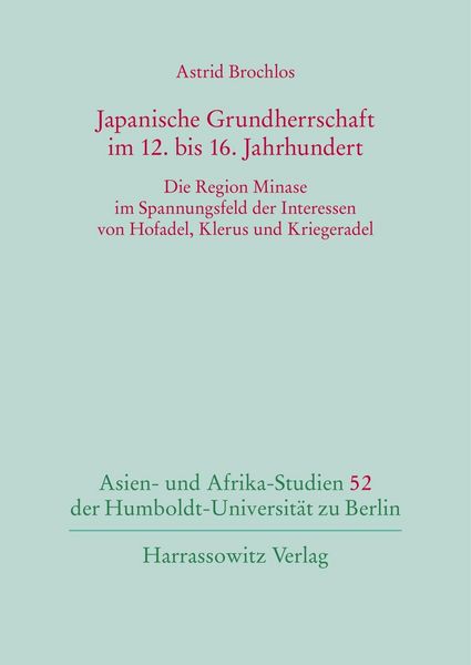 Produktbild: Japanische Grundherrschaft im 12. bis 16. Jahrhundert