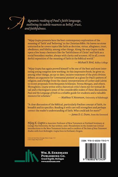 Produktbild: Paul and the Language of Faith