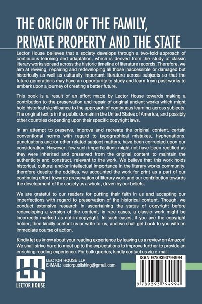 Produktbild: The Origin Of The Family, Private Property And The State