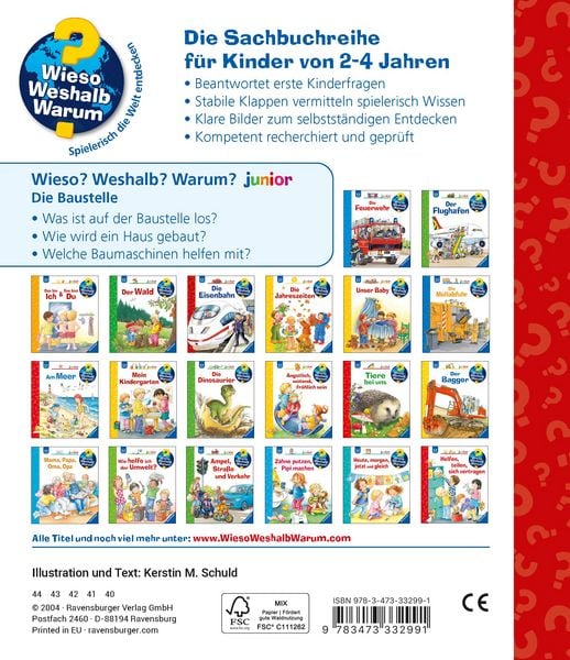 Produktbild: Wieso? Weshalb? Warum? junior, Band 7 - Die Baustelle