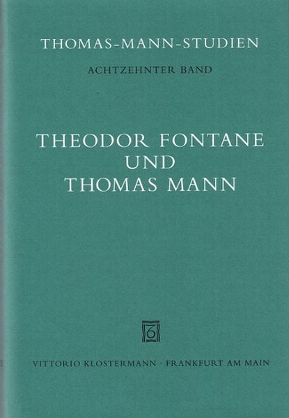Produktbild: Theodor Fontane und Thomas Mann