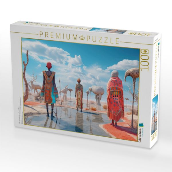 Produktbild: CALVENDO Puzzle Der Surrealismus trifft die W&uuml;ste | 1000 Teile Lege-Gr&ouml;&szlig;e 64x48cm Foto-Puzzle f&uuml;r gl&uuml;ckliche Stunden