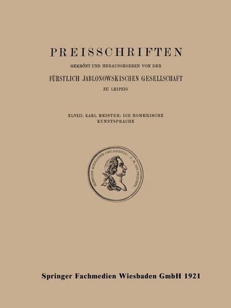 Produktbild: Die Homerische Kunstsprache