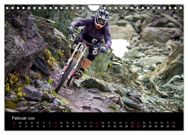 Produktbild: Mountainbike Freeride Momente (Wandkalender 2026 DIN A4 quer), CALVENDO Monatskalender
