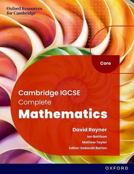 Produktbild: Cambridge IGCSE Complete Mathematics Core: Student Book Sixth Edition