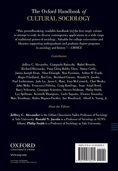 Produktbild: The Oxford Handbook of Cultural Sociology