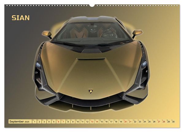 Produktbild: Ikonen der Automobilkunst (hochwertiger Premium Wandkalender 2025 DIN A2 quer), Kunstdruck in Hochglanz