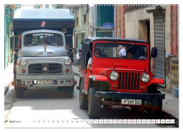 Produktbild: LKW Veteranen - Oldtimer der Marke Dodge in Kuba (Wandkalender 2025 DIN A2 quer), CALVENDO Monatskalender