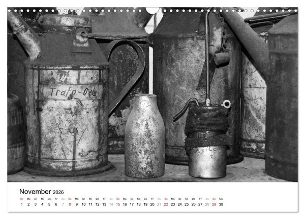 Produktbild: Helden der Arbeit - Alte Arbeitsmittel des Ruhrgebiets (Wandkalender 2026 DIN A3 quer), CALVENDO Monatskalender