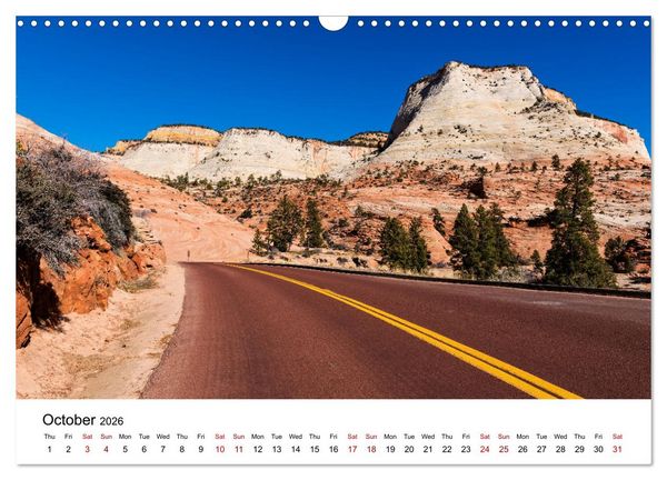 Produktbild: America&rsquo;s Most Beautiful Sceneries (Wall Calendar 2026 DIN A3 landscape), CALVENDO 12 Month Wall Calendar