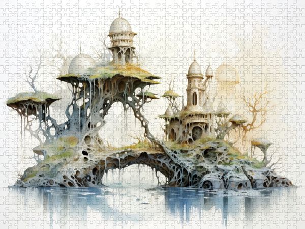 Produktbild: CALVENDO Puzzle Ein Motiv aus dem Kalender "Kuriose H&auml;user" | 2000 Teile Lege-Gr&ouml;&szlig;e 90x67cm Foto-Puzzle f&uuml;r gl&uuml;ckliche Stunden