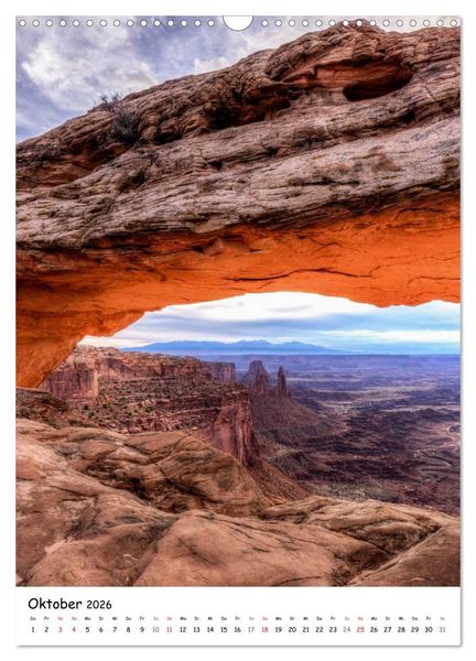 Produktbild: Eine Reise durch die Canyons der USA (Wandkalender 2026 DIN A3 hoch), CALVENDO Monatskalender