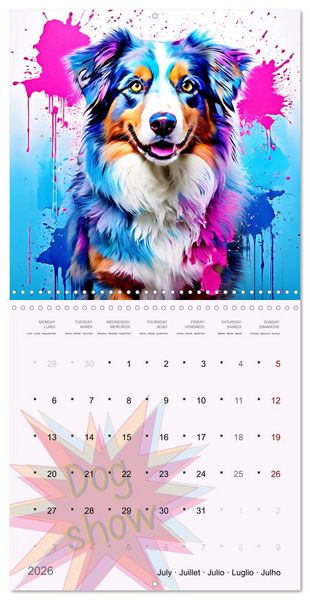 Produktbild: Dog show (Wall Calendar 2026 12 &times; 12 Inch) CALVENDO 12 Month Wall Calendar