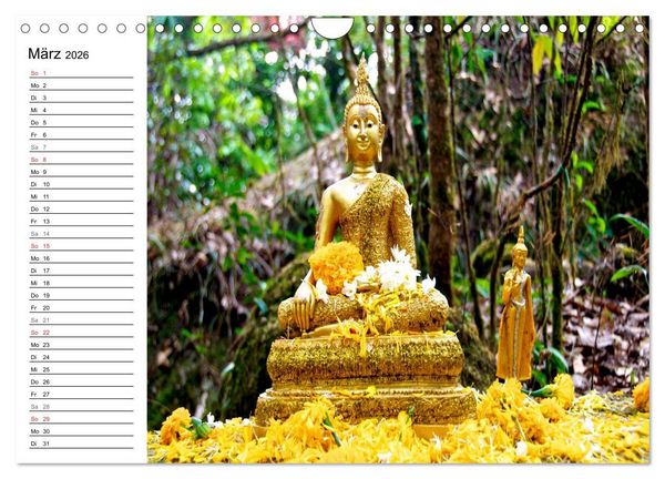 Produktbild: Thailand - Ein bezauberndes K&ouml;nigreich (Wandkalender 2026 DIN A4 quer), CALVENDO Monatskalender