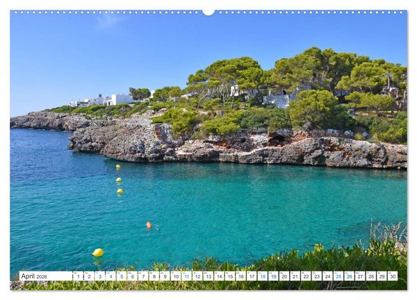 Produktbild: Mallorca - Azurblaues Mittelmeer zum Tr&auml;umen (Wandkalender 2026 DIN A2 quer), CALVENDO Monatskalender