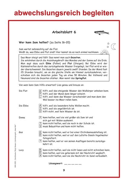 Produktbild: Literaturprojekt zu Sams Wal