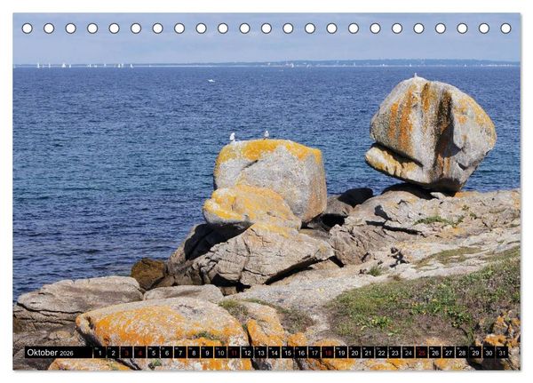Produktbild: Liebenswerte Bretagne (Tischkalender 2026 DIN A5 quer), CALVENDO Monatskalender