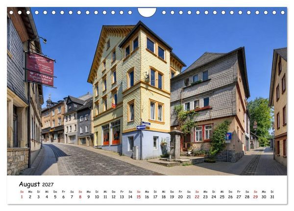 Produktbild: Glanzvolles Weilburg (Wandkalender 2027 DIN A4 quer), CALVENDO Monatskalender