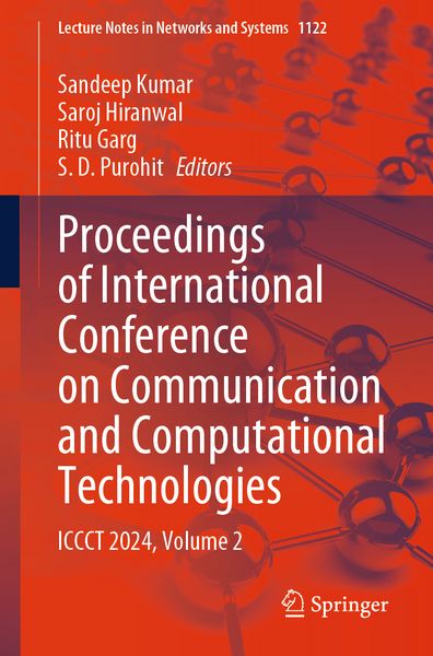 Produktbild: Proceedings of International Conference on Communication and Computational Technologies