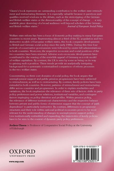 Produktbild: Reforming European Welfare States
