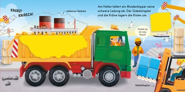Produktbild: Mein erstes Fahrzeuge-Klappenbuch: Lastwagen