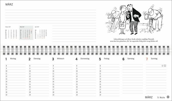 Produktbild: Loriot B&uuml;roplaner 2027