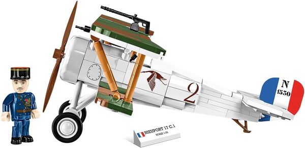 Produktbild: COBI Historical Collection 2997 - Nieuport 17 C.1, Bausatz 1:32, 277 Klemmbausteine