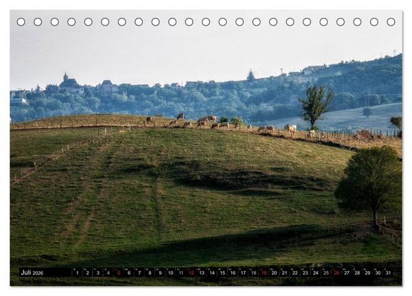 Produktbild: Unterwegs im D&eacute;partement Aveyron (Tischkalender 2026 DIN A5 quer), CALVENDO Monatskalender