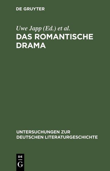 Produktbild: Das romantische Drama