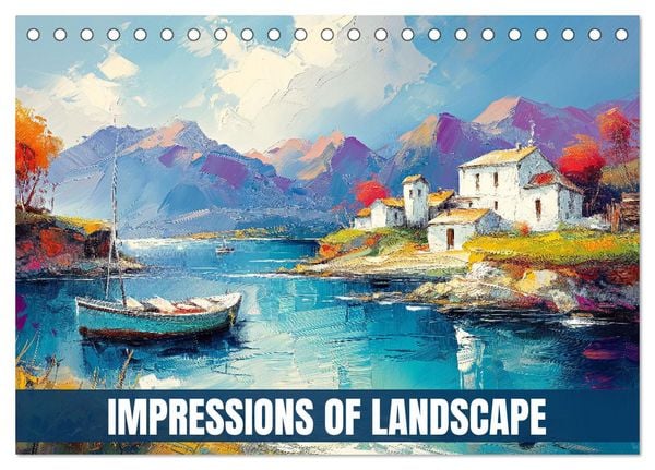 Produktbild: Impressions of landscape (Desk Calendar 2026 DIN A5 landscape), CALVENDO 12 Month DeskCalendar