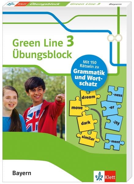 Produktbild: Green Line 3 Bayern Klasse 7 - &Uuml;bungsblock zum Schulbuch
