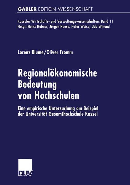 Regionalökonomische Bedeutung von Hochschulen