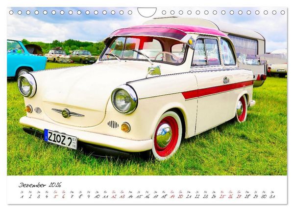 Produktbild: Trabi-Treffen (Wandkalender 2026 DIN A4 quer), CALVENDO Monatskalender