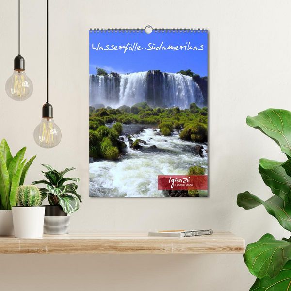Produktbild: Wasserf&auml;lle S&uuml;damerikas - Iguazu Wasserf&auml;lle (Wandkalender 2026 DIN A3 hoch), CALVENDO Monatskalender