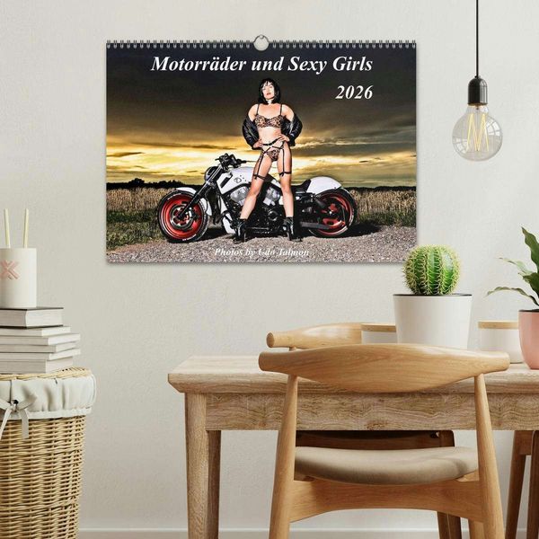 Produktbild: Motorr&auml;der und Sexy Girls (Wandkalender 2026 DIN A3 quer), CALVENDO Monatskalender