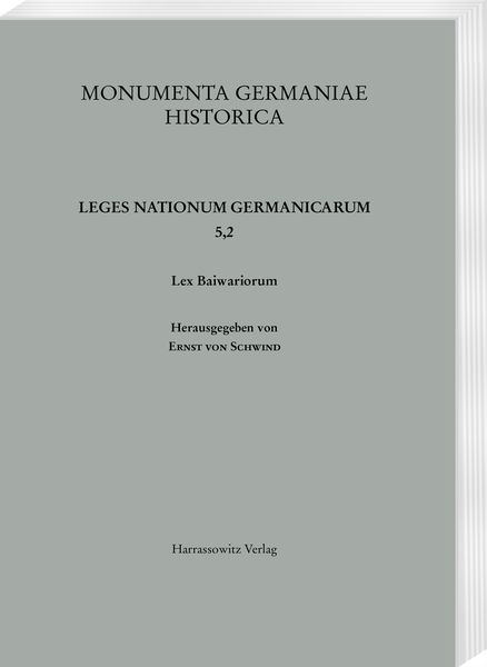 Lex Baiwariorum, Taschenbuch von , Harrassowitz, 9783447173070