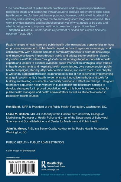 Produktbild: Solving Population Health Problems through Collaboration