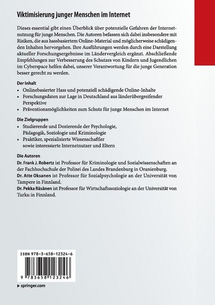 Produktbild: Viktimisierung junger Menschen im Internet