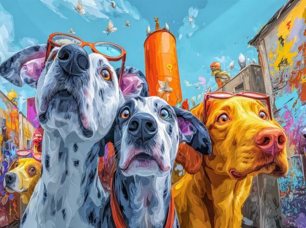Produktbild: CALVENDO Puzzle Bunte Stadt | 2000 Teile Lege-Gr&ouml;&szlig;e 90x67cm Foto-Puzzle f&uuml;r gl&uuml;ckliche Stunden