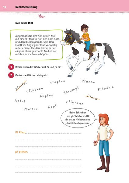 Produktbild: Bibi & Tina: Mein &Uuml;bungsbuch f&uuml;r die 2. Klasse