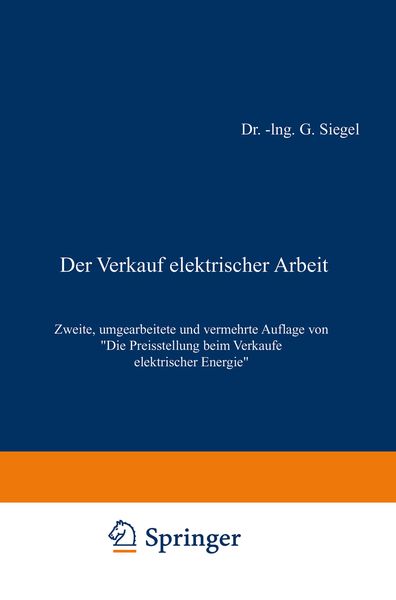 Produktbild: Der Verkauf elektrischer Arbeit